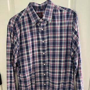 UNTUCK It - blue/pink sz L